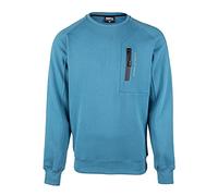 Gorilla Wear Newark Sweater - Negro Culturismo Fitness Deportes Diario Manga Larga Cómodo Cremallera con Bolsillo Ajuste Ajustado Algodón Poliéster Jersey Práctico Entrenamiento