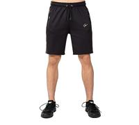 Gorilla Wear Pantalones Cortos Reversibles, Negro y Dorado, Large para Hombre