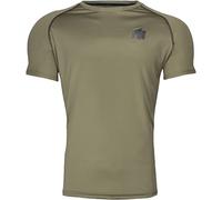 Gorilla Wear Performance T-Shirt Camiseta, Verde, Large Hombres