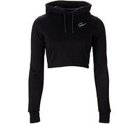 GORILLA WEAR Pixley Crop Top Hoodie - Black - L