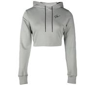 Gorilla Wear Pixley Crop Top Hoodie Sudadera con, Verde Claro, XS Kurz para Mujer