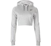 GORILLA WEAR Pixley Crop Top Hoodie - Gray - M