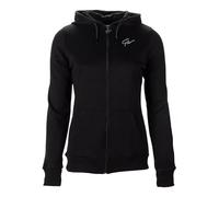 GORILLA WEAR Pixley Zipped Hoodie - Black - XS