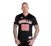 GORILLA WEAR San Mateo T-Shirt - Black/Red - 2XL