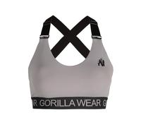 GORILLA WEAR Sport-BH-Colby-Grau Sujetador Deportivo, Opaco, Gris, S para Mujer