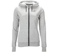 GORILLA WEAR Sudadera con Capucha Pixley con Cremallera para Mujer, Gris, M
