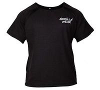 Gorilla Wear T-Shirt-Augustine Old School Workout Top-Schwarz Camiseta, Negro, Large/Extra-Large para Hombre
