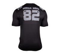 Gorilla Wear T-Shirt-Fresno-Schwarz/Grau Camiseta, Negro y Gris, Small para Hombre