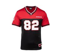 GORILLA WEAR Trenton Football Jersey - Black/Red - XL