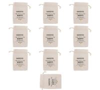 Gorise Juego de 10 bolsas de algodón con cordón de regalo para damas de honor, despedidas de soltera, regalos de boda, bolsas decorativas