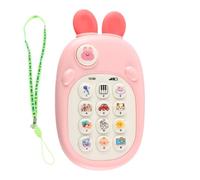 Gorise Teléfono Móvil Suave Y Seguro, Con Sonido Musical Para Aprender a Hablar Electrónicamente, Regalo Para Niña Y Niño, Color Rosa.