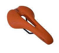 GORIX Bicicleta Sillín Asiento Cómodo Almohadón con Carril Montaña Camino Bicicleta para Hombres y Mujer(GX-C19)(Marron Oscuro)