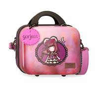 Gorjuss Frida Neceser Adaptable con Bandolera Rosa 28x21x19 cms Piel sintética