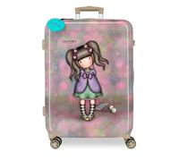 Gorjuss Joumma Whispered Key Maleta Mediana Multicolor 45x67x26 cms Rígido ABS Cierre TSA 64L 3,86 kgs 4 Ruedas Dobles