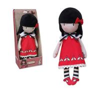 Gorjuss Muñeca de Trapo Original 30 cm - Muñeca de Tela Coleccionable Santoro London - Regalo Infantil, Decoración y Colección (Rojo)
