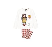 GORJUSS Santoro Pijama Niña Invierno Undone de Algodón - Pantalón Pijama Cinturilla Ajustable - Pijamas para Niñas Suaves y Cómodos con Cuello Redondo