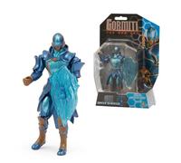 Gormiti - Figura de 15 cm de AQU con su Escudo de Hielo, Gormiti de la Nueva Era, Armadura de Quitar y Poner, Colores Brillantes y Acabados Metálicos, 9 Puntos de Articulación, Famosa (GRV20400)