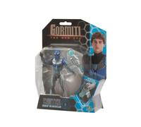 Gormiti - Figura de 15 cm de Scion Carter con Ataque, Gormiti de la Nueva Era, Accesorio con Función de Disparo, Texturas Metálicas y Acabados Plateados, 9 Puntos de Articulación, Famosa (GRV21200)