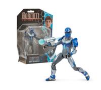 Gormiti - Figura de 15 cm de Scion Carter con Ataque, Gormiti de la Nueva Era, Accesorio con Función de Disparo, Texturas Metálicas y Acabados Plateados, 9 Puntos de Articulación, Famosa (GRV21200)