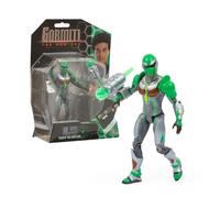 GORMITI THE NEW ERA - Figura de 15 cm de Scion Glen con Ataque, Accesorio con Función de Disparo, Texturas Metálicas y Acabados Plateados, 9 Puntos de Articulación, Famosa (GRV21200)