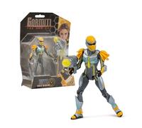 Gormiti - Figura de 15 cm de Scion Skye con Ataque, Gormiti de la Nueva Era, Accesorio con Función de Disparo, Texturas Metálicas y Acabados Plateados, 9 Puntos de Articulación, Famosa (GRV11100)