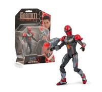 Gormiti - Figura de 15 cm de Scion Zane con Ataque, Gormiti de la Nueva Era, Accesorio con Función de Disparo, Texturas Metálicas y Acabados Plateados, 9 Puntos de Articulación, Famosa (GRV21200)