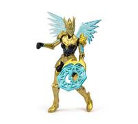 Gormiti - Figura de 15 cm de Windel con su Chakra Energético, Gormiti de la Nueva Era, Armadura de Quitar y Poner, Colores Brillantes y Acabados Metálicos, 9 Puntos de Articulación, Famosa (GRV20100)