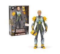 Gormiti - Figura de 27 cm de Skye con Varias Piezas de Armadura, Gormiti de la Nueva Era, Armadura de Quitar y Poner, Brillantes con Acabados Metálicos, 9 Puntos de Articulación, Famosa (GRV03300)