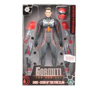 Gormiti - Figura de 27 cm de Zane con Varias Piezas de Armadura, Gormiti de la Nueva Era, Armadura de Quitar y Poner, Brillantes con Acabados Metálicos, 9 Puntos de Articulación, Famosa (GRV03400)