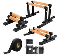GORNATION Barras Paralelas de Calistenia, Parallettes para Handstand, Flexiones, Vertical, Push Up Bars para Ejercicios de Gimnasio en Casa y Outdoor, Soporte para Flexiones