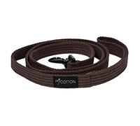 Gorpets Gor Correa de algodón para Perro Grande, Color marrón, 2,5 cm x 140 cm