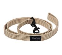 Gorpets Gor - Correa para Perro de algodón, tamaño Mediano, Color Beige 2 cm x 140 cm