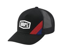 Gorra 100% Cornestone X-Fit Trucker negra