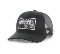 '47 Las Vegas Raiders NFL Hardline Trucker RF Unisex Gorra - Negro, Negro , Talla única