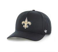 '47 NFL New Orleans Saints Hitch RF Gorra de béisbol unisex, correa ajustable Snapback, logotipo del equipo, color negro, Negro , Talla única