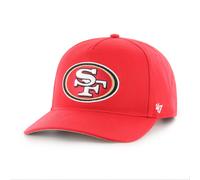 '47 NFL San Francisco 49ers Hitch RF Gorra de béisbol unisex, correa ajustable Snapback, logotipo del equipo, color rojo, rojo, Talla única