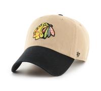 Gorra 47 Brand NHL Chicago Blackhawks Two Tone CLEAN UP Con Parche De Logo