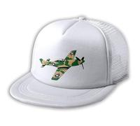 Gorra 5 paneles redecilla trasera avion de guerra antiguo fighter eeuu | Gorra