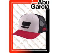 Gorra Abu Garcia Bandera Camionero Gris Rojo Negro