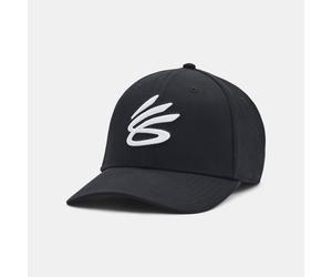 Gorra ajustable Curry Mid para hombre Negro / Blanco Talla única