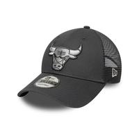 Gorra ajustable de camionero 9FORTY gris oscuro de los Chicago Bulls NBA