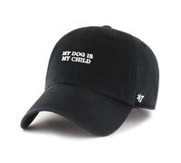 Gorra ajustable de la marca 47 Clean UP - Mi perro es mi hijo, negra