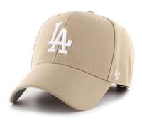 Gorra ajustable MLB MVP con logotipo principal en color caqui y blanco, talla nica para adultos - Los Angeles Dodgers - Caqui y blanco