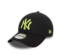 New Era Gorra 9Forty New York Yankees Ajustable Negro y Amarillo Hombre T.U.
