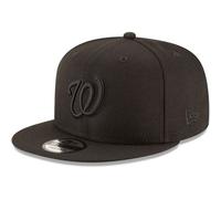 Gorra ajustable New Era MLB 9FIFTY negra con logo principal del equipo, talla nica - Washington Nationals negra