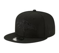 Gorra ajustable New Era NFL 9FIFTY negra sobre negra, talla nica (Denver Broncos)