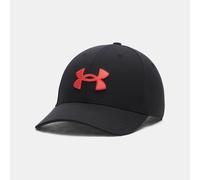 Gorra ajustable Under Armour Blitzing Low para hombre Negro / Venom Rojo Talla única