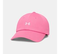 Gorra ajustable Under Armour Blitzing Low para mujer Rosa Frenzy / Blanco Talla única