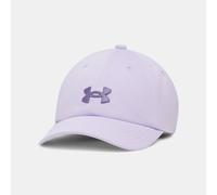 Gorra ajustable Under Armour Blitzing Low para niña Morado Crest / Morado Luxe Talla única