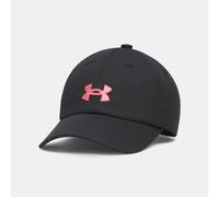 Gorra ajustable Under Armour Blitzing Low para niña Negro / Bittersweet Rosa Talla única